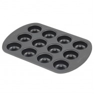 Baker’s Secret Essentials 12-Cavity Non-Stick Steel Mini Donut Pan 